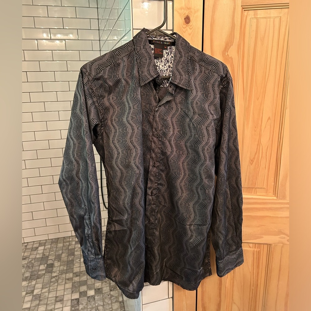Tulliano Men’s Dress Shirt Retro Medium